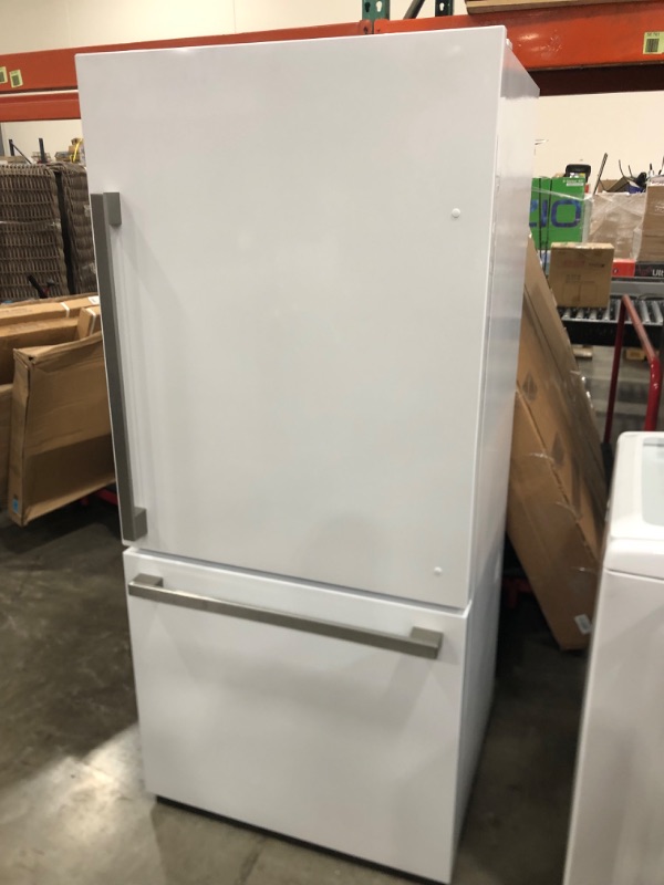 Photo 2 of ***Parts Only***Hisense 17.2-cu ft Counter-depth Bottom-Freezer Refrigerator 