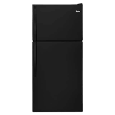 Photo 1 of  Whirlpool 18.2 cu. ft. Top Freezer Refrigerator in Black