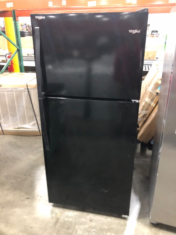 Photo 4 of  Whirlpool 18.2 cu. ft. Top Freezer Refrigerator in Black