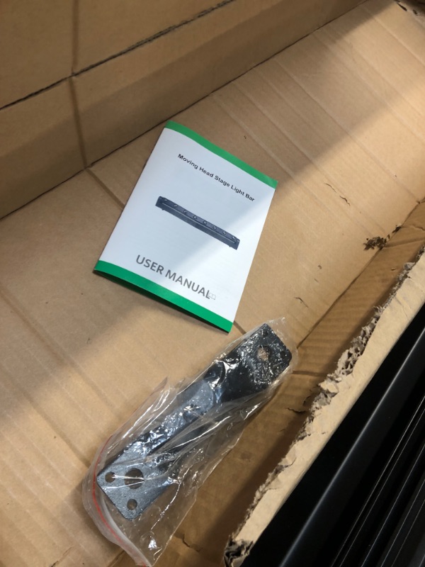 Photo 1 of Moving Head DJ Light Bar, 120W 8 LED Beam RGBW Moving Head Light, Beam Strobe Wash 3in1 Stage Light Bar Support DMX & Sound Control, Stage Lighting for Party Disco Wedding Bar KTV 1 Pack