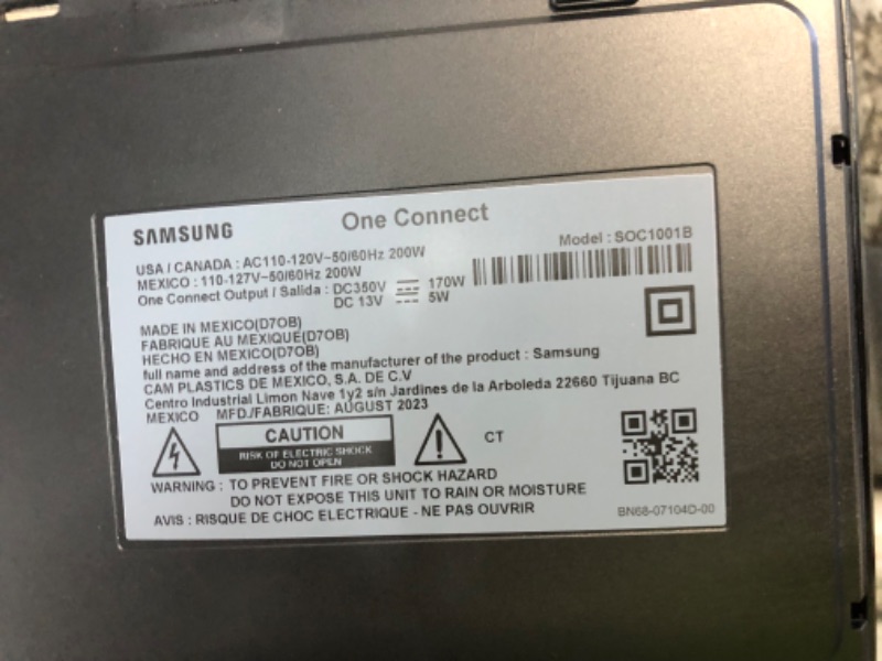 Photo 4 of samsung one connect soc1001b