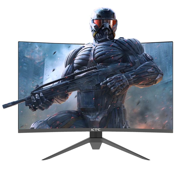 Photo 1 of KTC 32 inch Curved Gaming Monitor, 2K 165Hz Monitor, 1440P 144Hz Monitor, 1500R Frameless, 1ms, HDR, FreeSync Premium, DisplayPort/HDMI/USB, VESA Wall Mount, PC Monitor, H32S17
