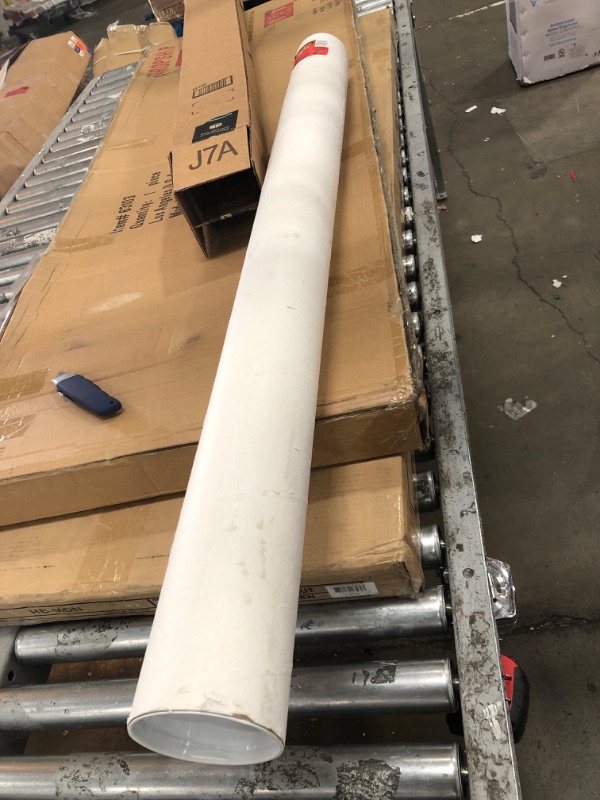 Photo 1 of Scotch Mailing Tube, 1 Tube, 4 in x 48 in, Perfect Protection for Mailing and Storing Rolled Items, White (7982) 4 x 48 Inches