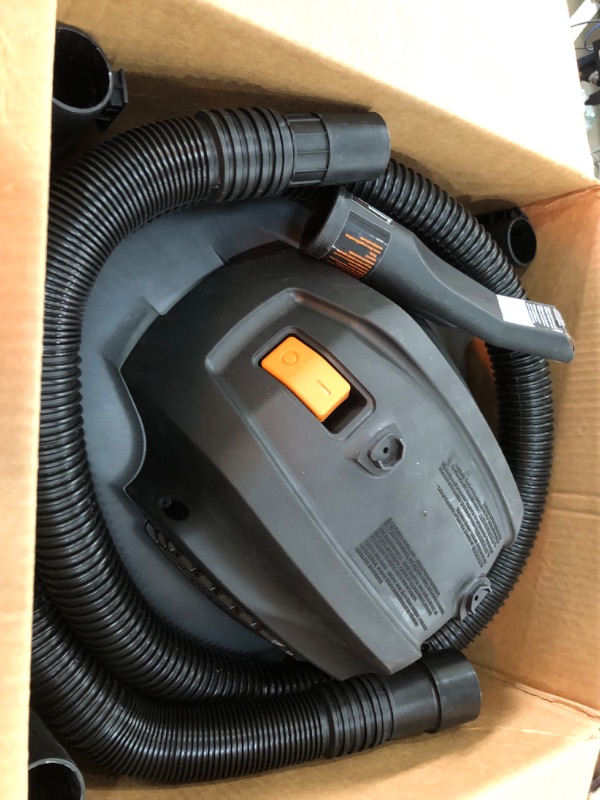 Photo 1 of RIDGID 6 Gallon 3.5 Peak HP NXT Wet/Dry Shop Vacuum with Filter, Locking Hose and Accessories