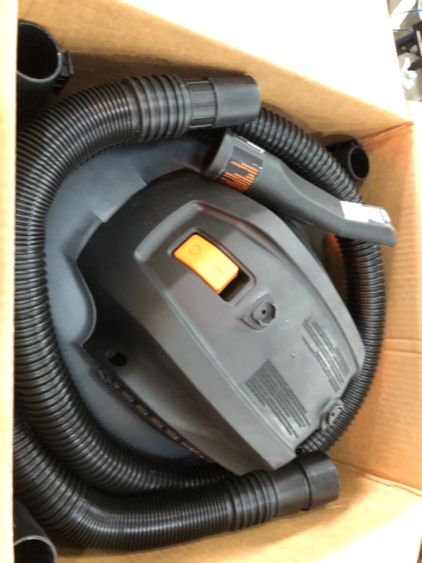 Photo 1 of RIDGID 6 Gallon 3.5 Peak HP NXT Wet/Dry Shop Vacuum with Filter, Locking Hose and Accessories