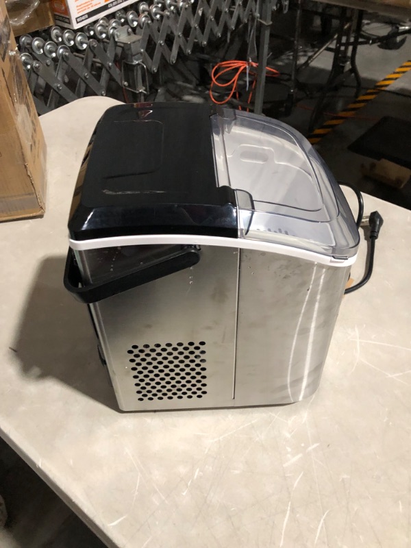 Photo 4 of ***NOT FUNCTIONAL - FOR PARTS - NONREFUNDBALE - SEE COMMENTS***
Nugget Countertop Ice Maker with Soft Chewable Ice, 34Lbs/24H, Stainless Steel