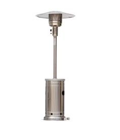 Photo 1 of ***Parts Only***Style Selections 48000-BTU Stainless Steel Stainless Steel Floorstanding Liquid Propane Patio Heater
