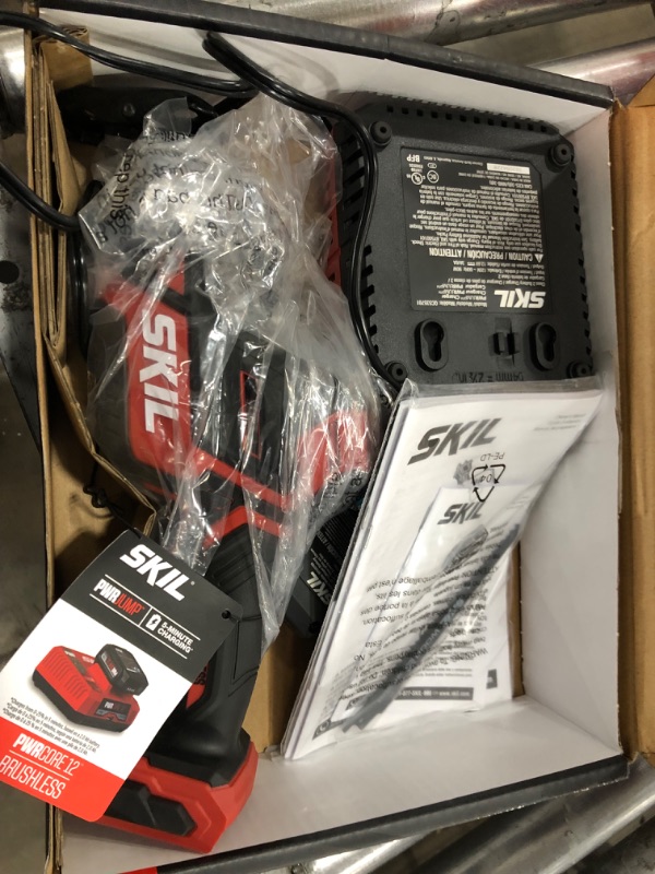 Photo 6 of (PARTS ONLY)SKIL PWR CORE 12 Brushless 12V Compact Reciprocating Saw Kit, Includes 2.0Ah Lithium Battery and PWR JUMP Charger - RS582802