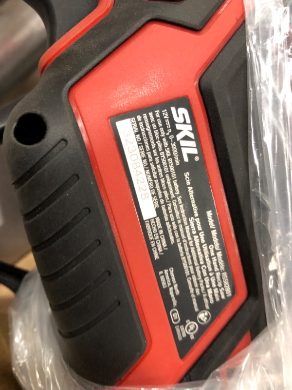 Photo 5 of (PARTS ONLY)SKIL PWR CORE 12 Brushless 12V Compact Reciprocating Saw Kit, Includes 2.0Ah Lithium Battery and PWR JUMP Charger - RS582802