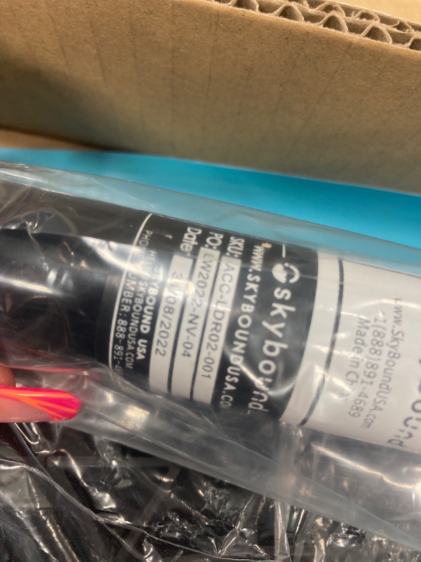 Photo 1 of SkyBound Two-Steps Universal Trampoline Ladder - Wide-Step Ladder for Trampoline - Heavy-Duty Steel Ladder with Non-Slip Plastic Steps - Trampoline Parts and Accessories - Durable and Easy Install