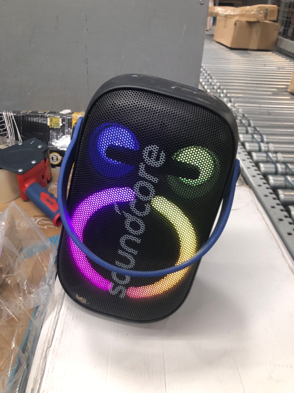 Photo 1 of Soundcore Anker Rave Neo 2 Portable Speaker with 80W Stereo Sound, PartyCast 2.0, Light Show, IPX7 Waterproof (Floats on Water) 18H Playtime, Customizable EQ & Bass Up for Party, Tailgating, Backyard