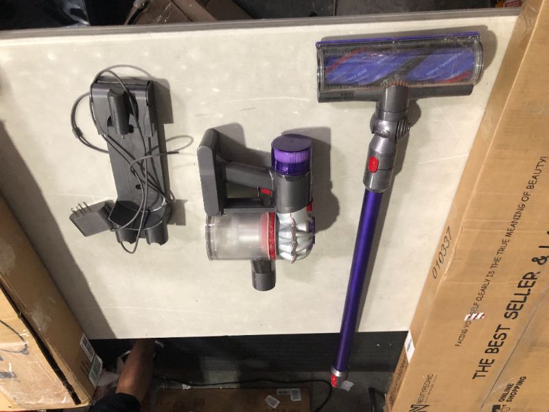 Photo 6 of Dyson V8 Animal Cordless HEPA Vacuum Cleaner + Direct Drive Cleaner Head + Wand Set + Mini Motorized Tool + Dusting Brush + Docking Station + Combination Tool + Crevice Tool