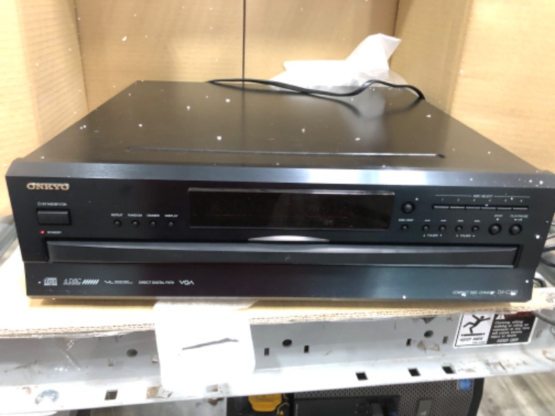 Photo 2 of Onkyo DXC390 6-Disc Carousel Changer CD Player, Black