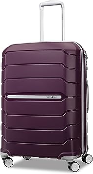 Photo 1 of **LOCKED**
Samsonite Freeform Hardside Expandable with Double Spinner Wheels, Checked-Medium 24-Inch, Amethyst Purple