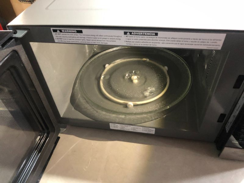 Photo 4 of ***UNTESTED - SEE NOTES***
Panasonic NN-SN67K Microwave Oven, 1.2 cu.ft, Stainless Steel