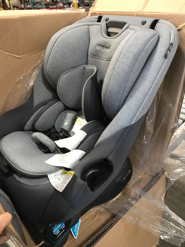Photo 1 of Baby Jogger City Turn Rotating Convertible Car Seat | Unique Turning Car Seat Rotates for Easy in and Out, Phantom Grey