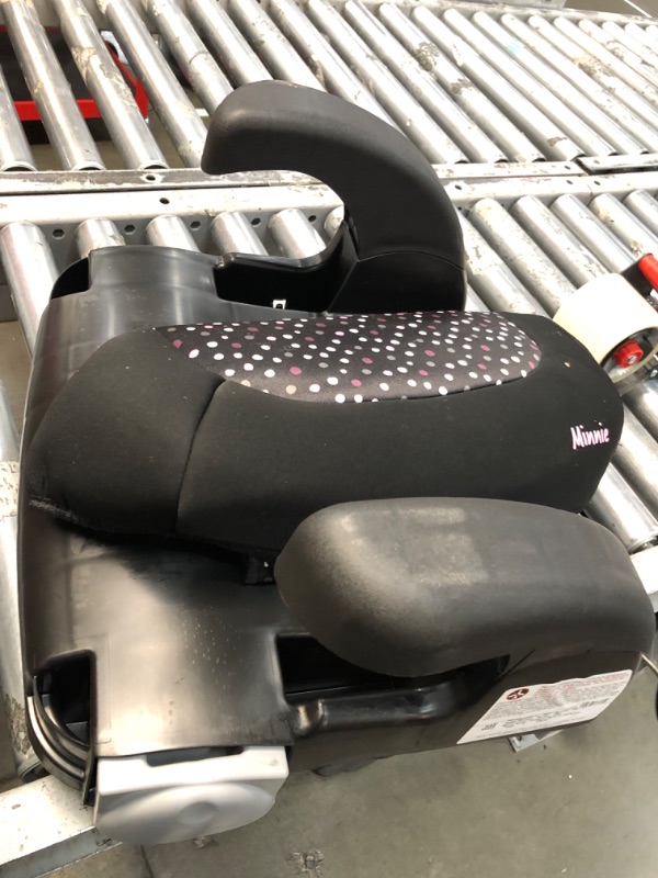 Photo 3 of Disney Baby Pronto! Belt-Positioning Booster Car Seat, Belt-Positioning Booster: 40–100 pounds, Minnie Dot Party