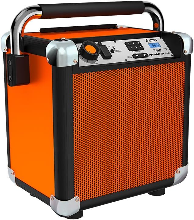 Photo 1 of ION Audio Job Rocker Plus | Portable Heavy-Duty Jobsite Bluetooth Speaker System with AM/FM Radio & Dual AC Power Outlets
