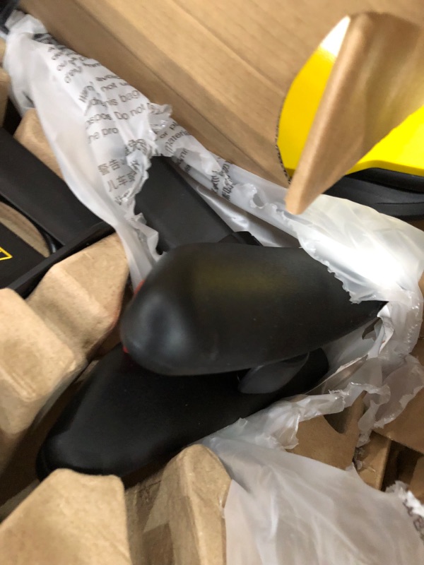 Photo 1 of Segway Transformers Electric GoKart Pro Bumblebee Limited Edition,Yellow & Ninebot S Smart Self-Balancing Electric Scooter with LED Light, Portable and Powerful, White