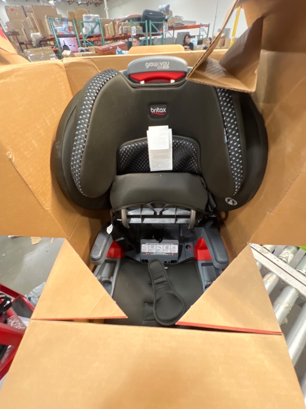 Photo 2 of Britax Grow with You ClickTight Harness-2-Booster Car Seat, Cool Flow Gray ClickTight Cool Flow Gray