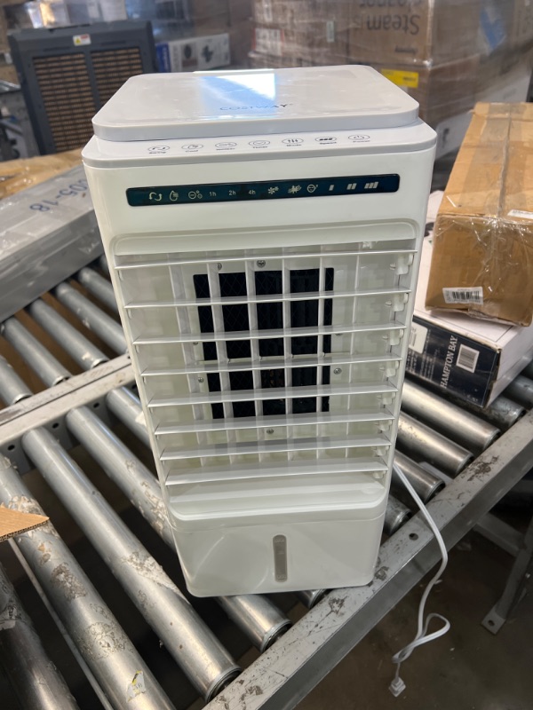 Photo 2 of 130 CFM 3-speed Settings 3-in-1 Portable Evaporative Cooler Air Cooler for 100 sq. ft. with Humidifier
