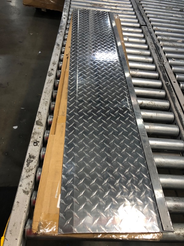 Photo 2 of Extreme Max 3005.5269 Hinged Aluminum Trailer Door Slider Plate - 58"