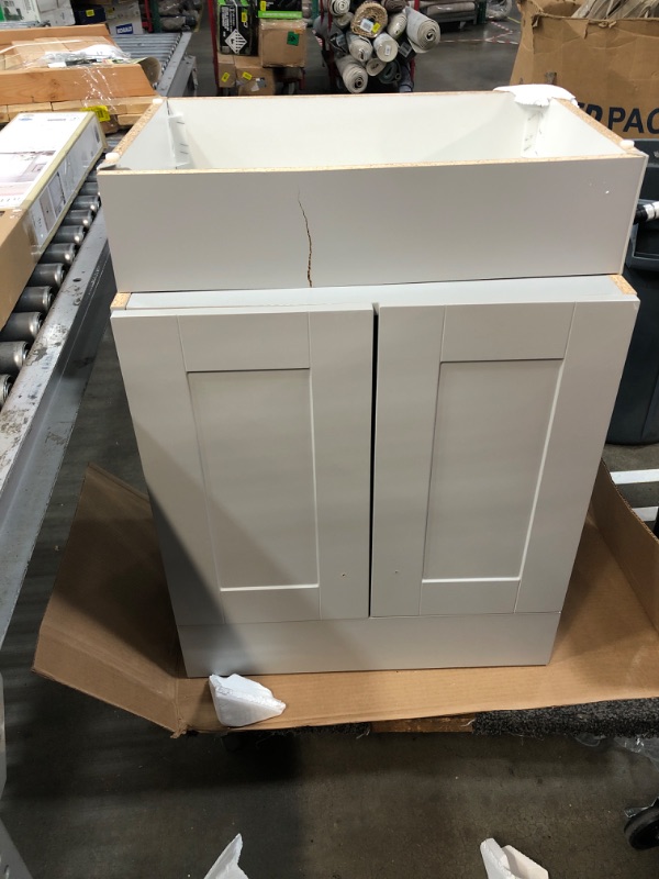 Photo 1 of 16"x24"x32" Grey Bathroom Sink Cabinet 