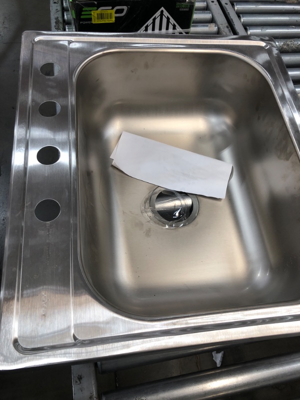 Photo 1 of 22" x 25" elkay stainless steeel sink