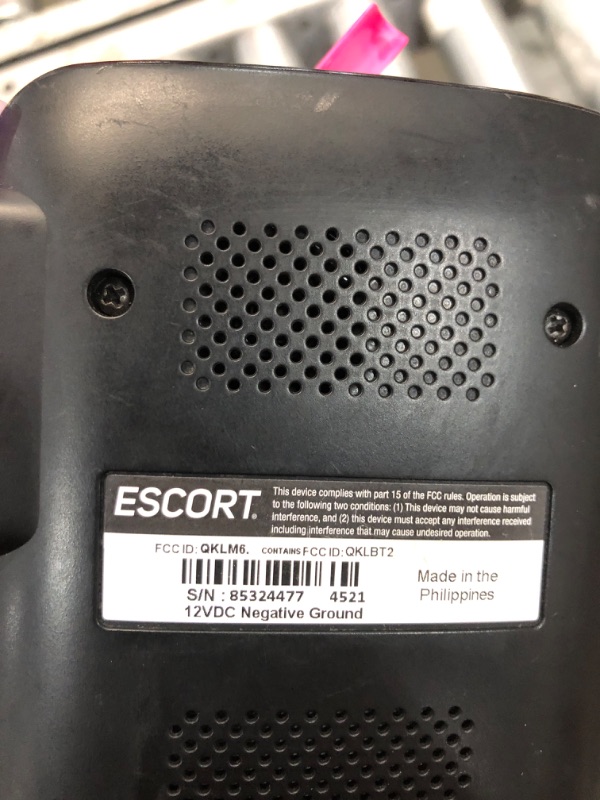 Photo 3 of *FOR PARTS*- ESCORT Max 360 Laser Radar Detector - GPS, Directional Alerts, Dual Antenna Front and Rear, Bluetooth Connectivity, Voice Alerts, OLED Display, Escort Live
