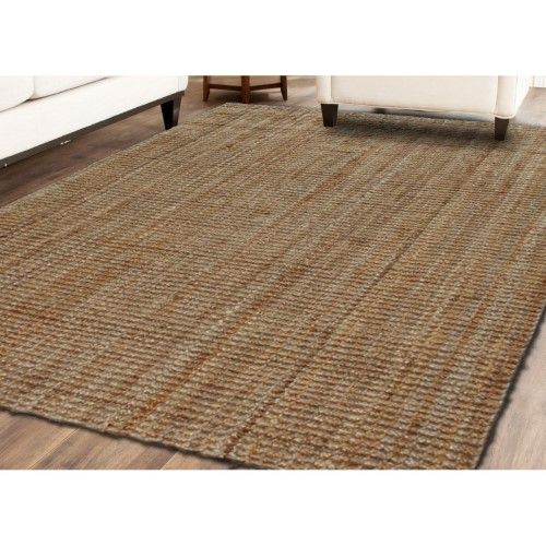 Photo 1 of A1HC Handspun Boucle Natural Jute Rug (5'X8') - 5' X 8'
