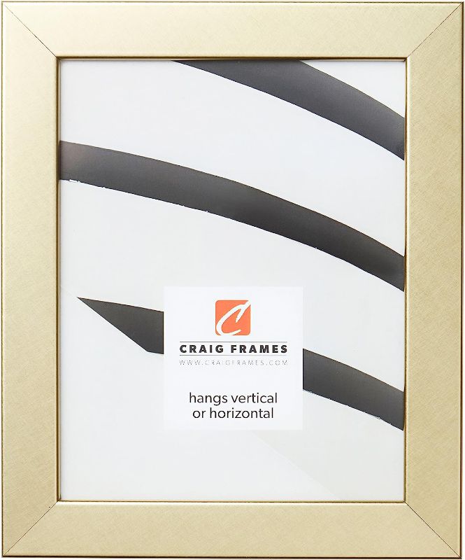 Photo 1 of  Picture Frame, 10 x 13 Inch, Brushed Gold