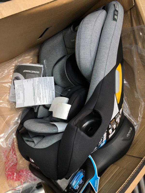 Photo 2 of Baby Jogger City Turn Rotating Convertible Car Seat | Unique Turning Car Seat Rotates for Easy in and Out, Onyx Black