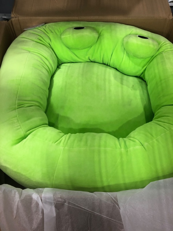 Photo 2 of Squishmallows 30-Inch Wendy Frog Pet Bed - Large Ultrasoft Official Squishmallows Plush Pet Bed Wendy The Frog Large 30”x30”