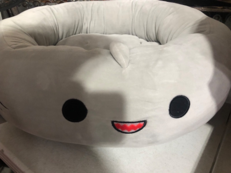 Photo 2 of *MINOR TEARS SEE PHOTO*Squishmallows 24-Inch Gordon Shark Pet Bed 24”x24”