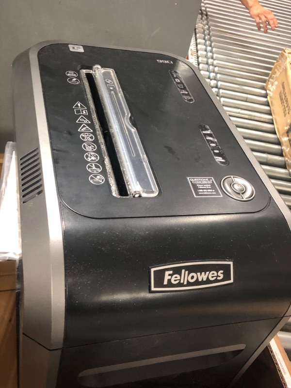 Photo 3 of **PARTS ONLY** Fellowes Powershred PS-12Cs, 12 Sheet Cross-Cut SafeSense Shredder (3271301)