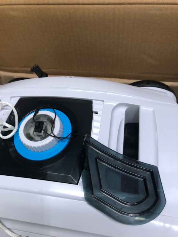 Photo 2 of (PARTS ONLY)WYBOT Futuristic Cordless Robotic Pool Cleaner, Lasts 130Mins, Dirt Detect Technology 3.0, Pool Vacuum for Above/In Ground Pools, Strong Suction, LED Indicator, Ideal for Pools Up to 1300 Sq.ft White