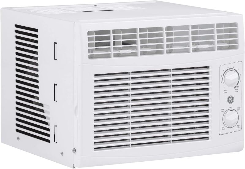 Photo 1 of ***PARTS ONLYNOT FUNCTIONAL***GE Window Air Conditioner 5000 BTU, Efficient Cooling For Smaller Areas Like Bedrooms And Guest Rooms, 5K BTU Window AC Unit With Easy Install Kit, White