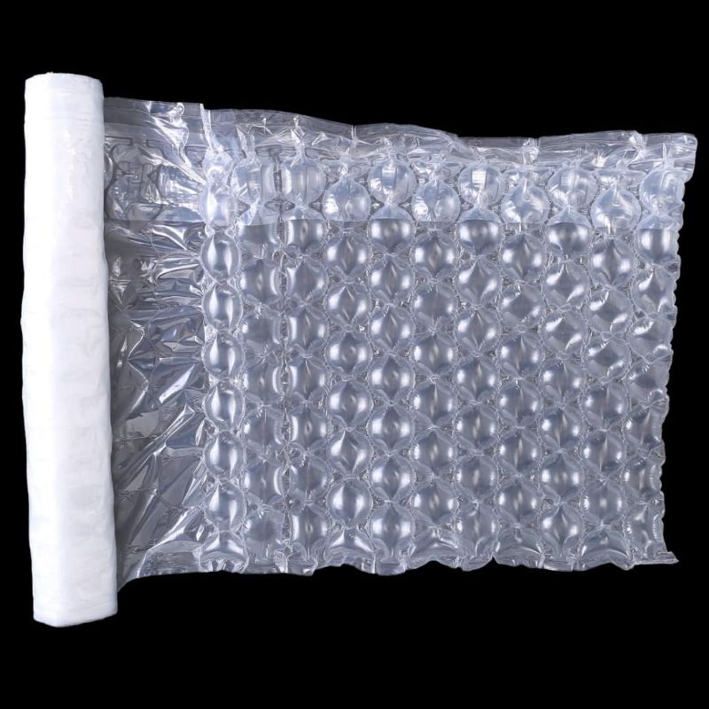 Photo 1 of (70?m Super Tough) BZQZDAI 21.65" x 328Ft/Roll Sturdy Inflatable Air Pillows Air Cushions Large Air Bubble Packing Sheet for Heavy Duty Shipping and Packaging With Free Hand Pump