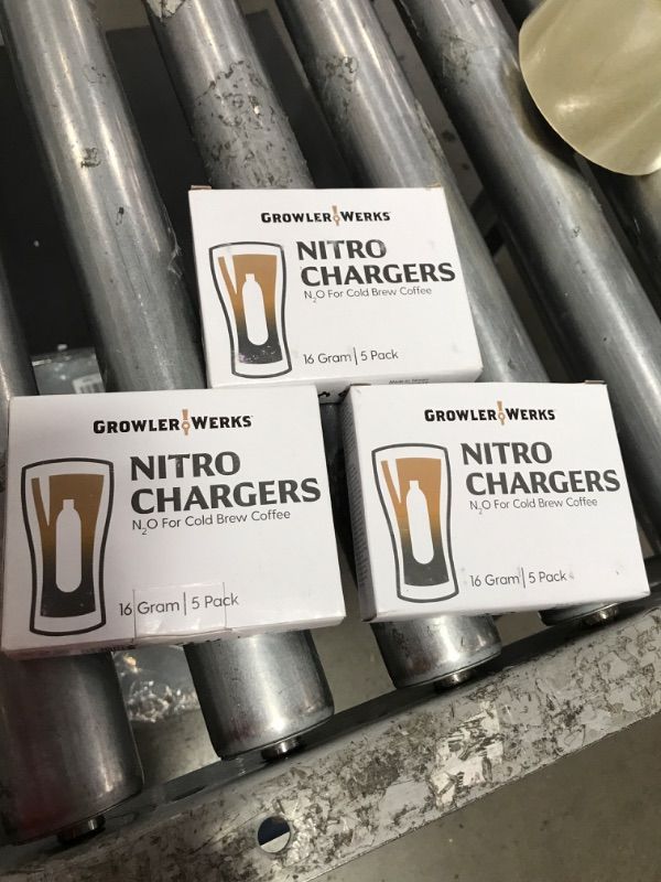 Photo 1 of 3pcks of GrowlerWerks N2O Charger 5-pack
