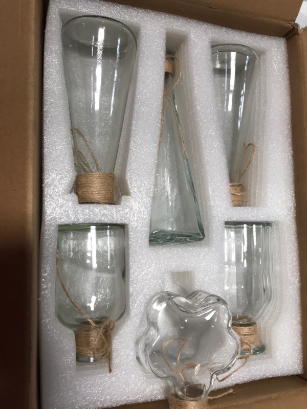 Photo 1 of 12-PIECE GLASS BOTTLES 