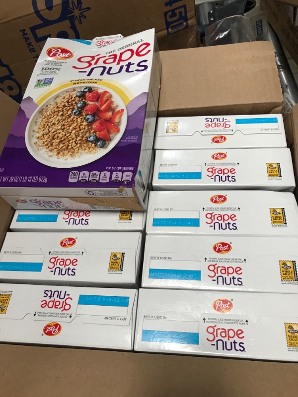 Photo 2 of **bb05/12/2024*- Post Grape Nuts Cereal 29 Oz (Pack of 10)
