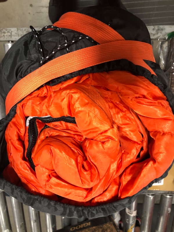 Photo 2 of **MINOR WEAR & TEAR**IFORREST Double Sleeping Bag for Adults - 2 Person Cold Weather(3-4 Seasons) Camping Bed, Extra-Wide & Warm - Queen Size XL Orange/ Double/ XL