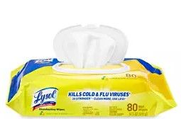 Photo 1 of Lysol® Disinfecting Wipes - Lemon Scent, 80 ct
