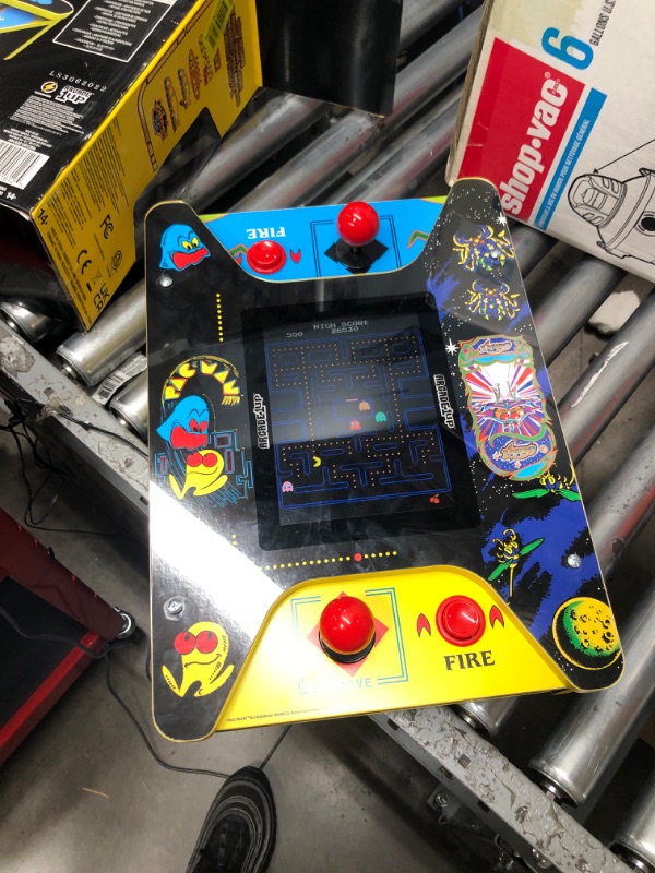 Photo 2 of Arcade1Up - Pac-Man/Galaga Head To Head Counter-Cade 2 Player