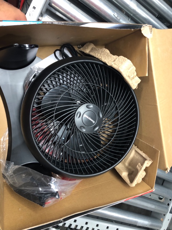 Photo 2 of 12 in. 3 Speed Whole Room Circulator Floor Fan