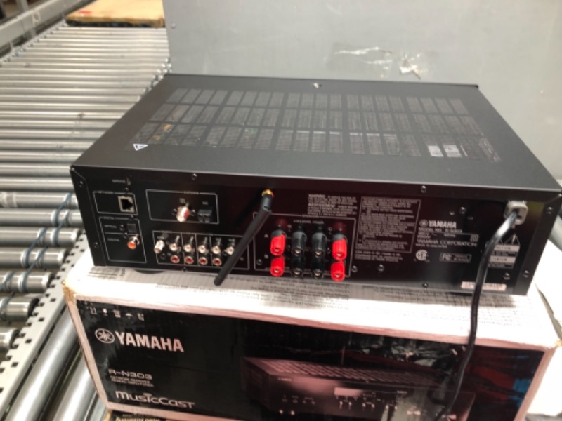 Photo 2 of YAMAHA R-N303BL Stereo Receiver with Wi-Fi, Bluetooth & Phono
