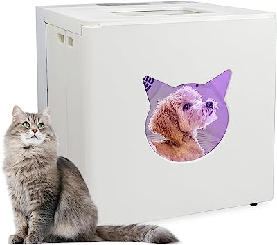 Photo 1 of Naviocean Pet Drying Box Portable Folding Dryer Cage Dogs Cats Rabbits Hair Grooming House Hands-Free Quick Blow Without Noise (Dryer Box)