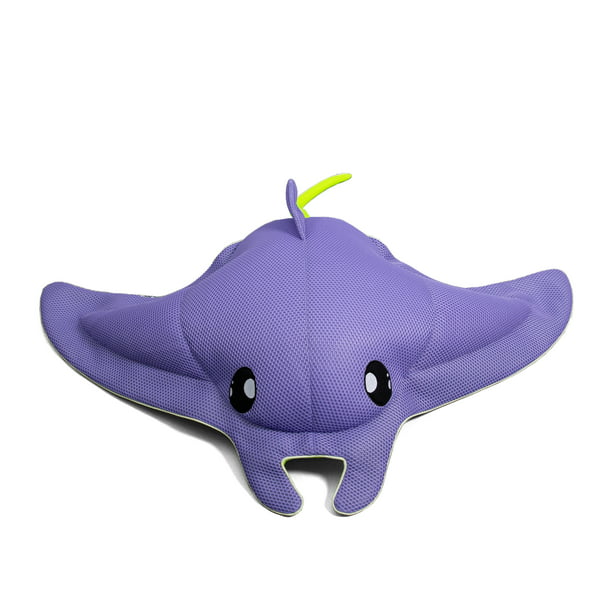 Photo 1 of Big Joe Pool Petz Large Manta Ray No Inflation Needed Animal Floating Pool Toy, Manta Ray Shape Mesh, 4.5ft
