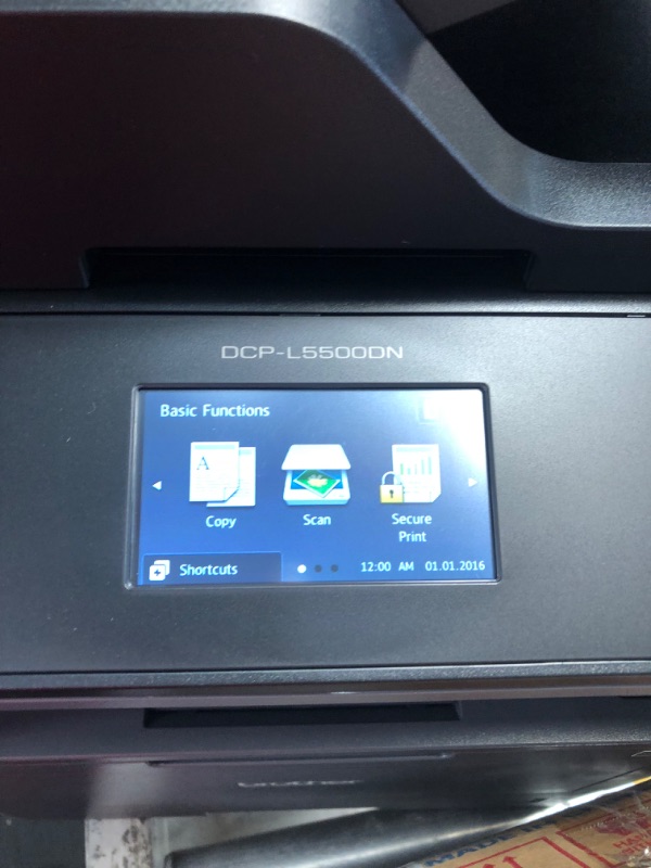 Photo 2 of Brother Monochrome Laser Printer, Multifunction Printer and Copier, DCP-L5500DN, Flexible Network Connectivity, Duplex Printing, Mobile Printing & Scanning, Amazon Dash Replenishment Ready
