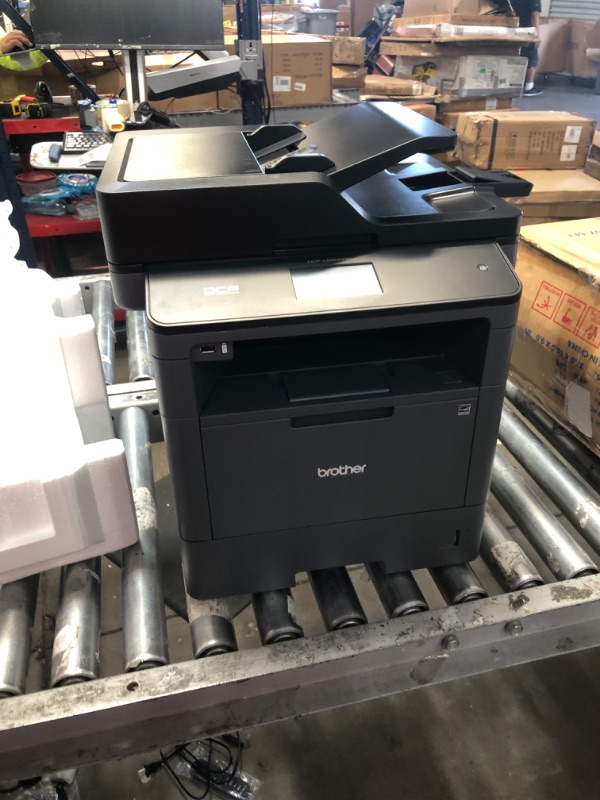 Photo 6 of Brother Monochrome Laser Printer, Multifunction Printer and Copier, DCP-L5500DN, Flexible Network Connectivity, Duplex Printing, Mobile Printing & Scanning, Amazon Dash Replenishment Ready
